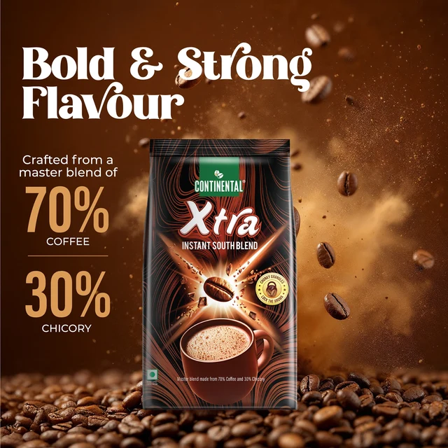 Continental Xtra | Strongest Instant Coffee | 200g Pouch