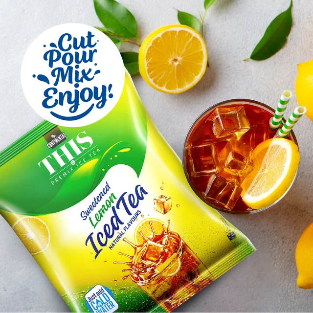 Continental THIS Lemon Iced Tea | Instant Ice Tea Powder | 400g